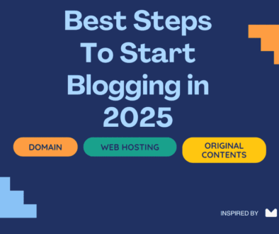 best steps to start blogging